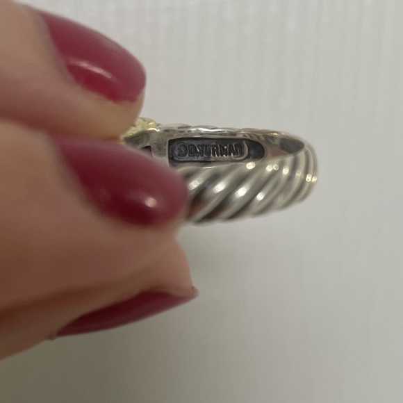 David Yurman Blue Topaz Ring size 5 - Picture 4 of 5